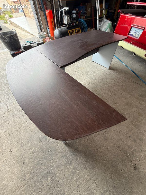 Grand bureau pro école plus chaise cuir offerte (image 5)