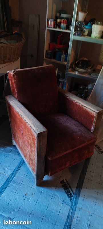 Fauteuil vintage à renover (image 2)