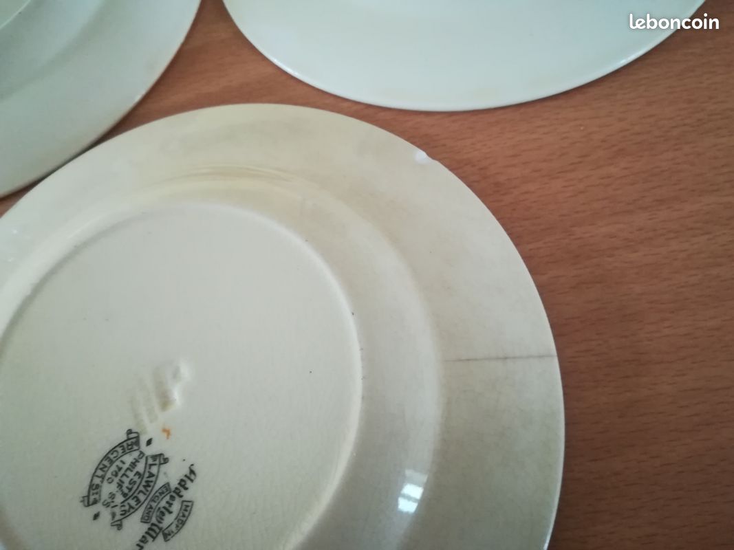 Vintage lot 8 assiettes ceramique anglaise Adderley Lawleys (image 9)