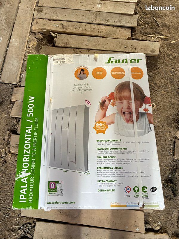 Radiateur connecté Sauter 500w (image 2)