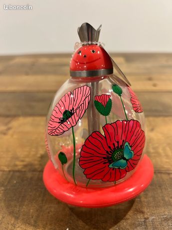 Sucrier Design PYLONES Abu - Orange, Plastique - Vintage Pop Acidulé - Neuf