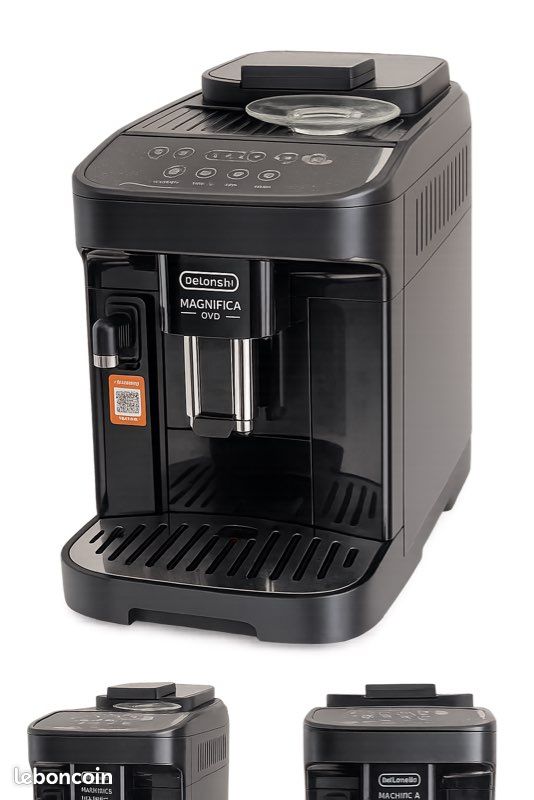 Machine a Cafe DELONGHI ECAM290.22.B - Expresso Broyeur Magnifica Evo - 1450W - 3 boissons - 1,8L - 250g de grains usage non-intensif DeLonghi
