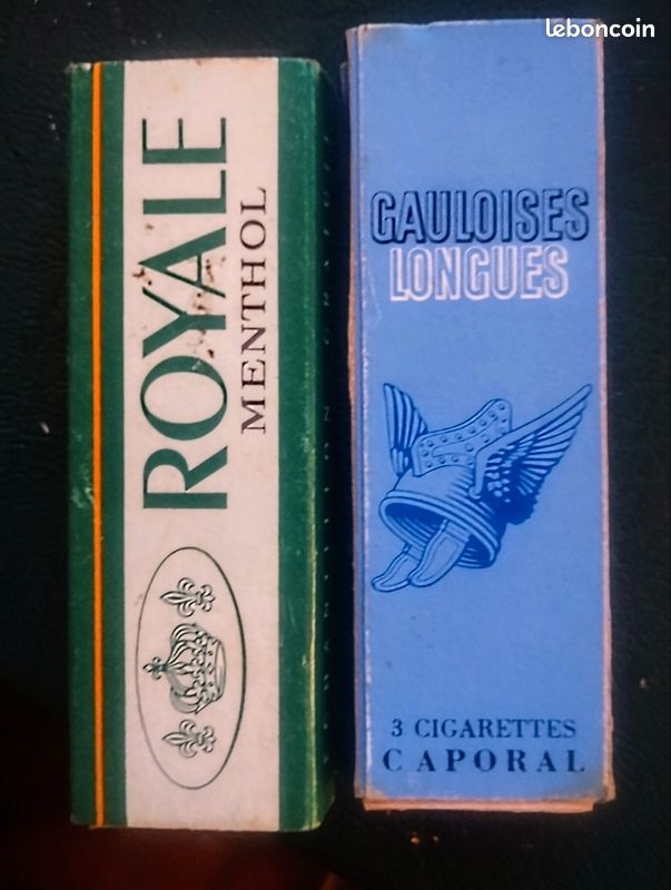 Paquet de cigarettes chantillon des annes 70bide - Collection