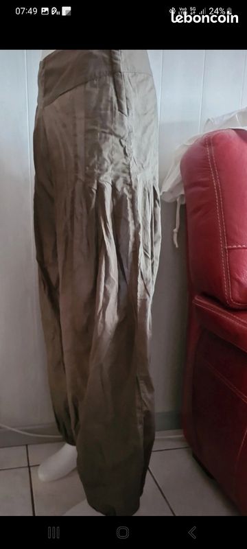 Pantalon large femme taille 36 clockhouse neuf (image 2)