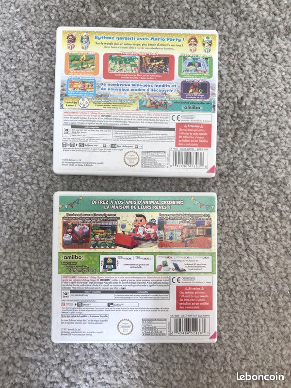 Jeux 3DS Mario party star rush + animal crossing happy home designer (image 2)
