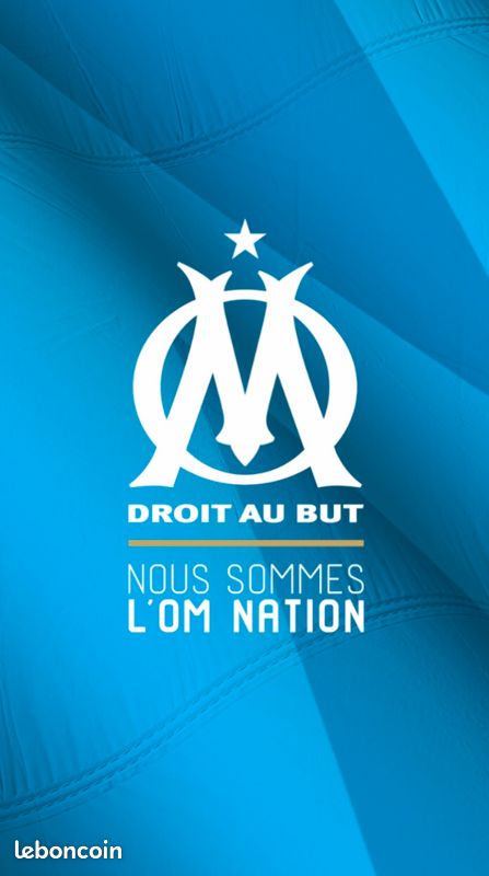 Drapeau Football 150x100cm Drapeau OM Olympique De Marseille - 150x100 Cm - Polyester Officiel - Collection Palmarès Drapeau Marseille