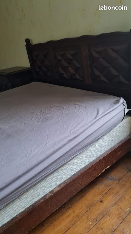 Ensemble de chambre à coucher trois pièces en bois massif (image 4)