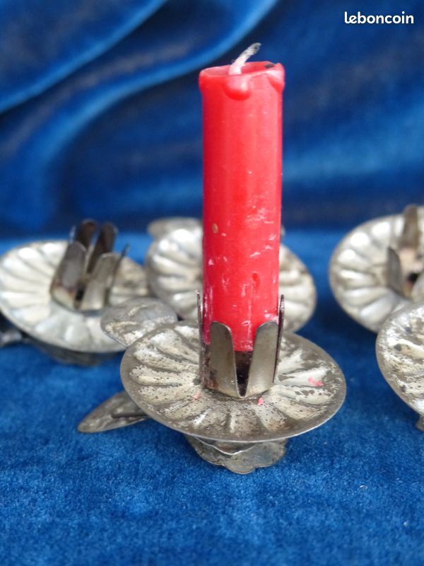 Pinces Bougies Pour Sapin De Noël – Ancien Modèle – Neuves (lot)