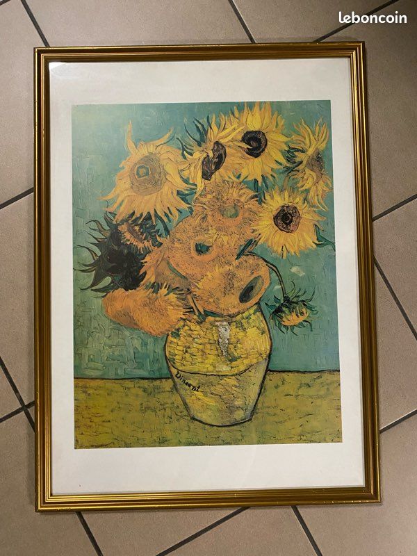 Tableau fleurs tournesols (image 1)