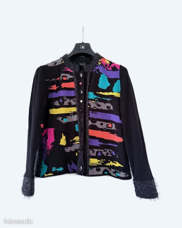 Gilet pause café taille 2 coloré et original (image 1)