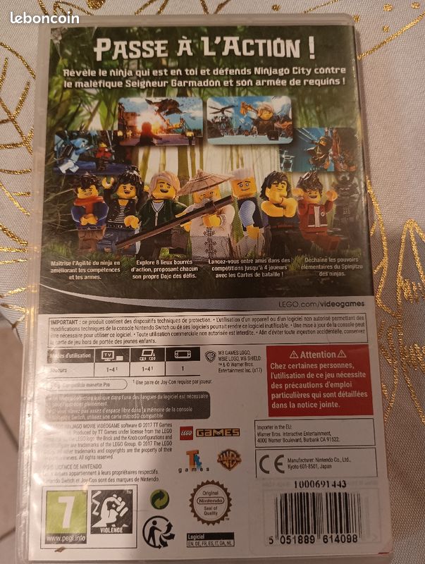 Jeu Switch Ninjago (image 2)