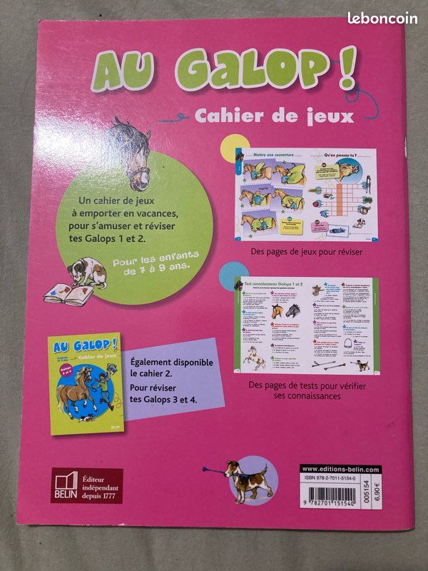 Cahier de jeux Galops 1 et 2 (image 2)