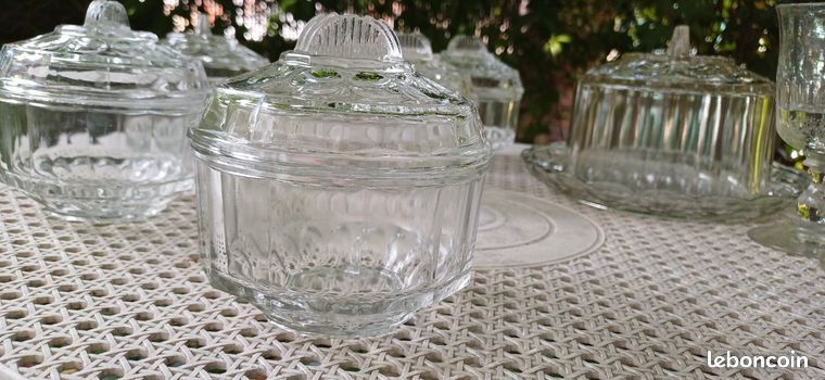 Sucrier Verre + bois 0,4l Hermet - Art de la table