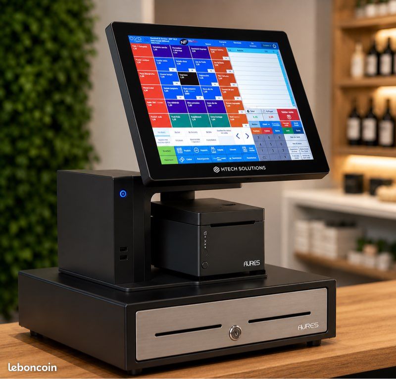Caisse enregistreuse tactile NF525 sans abonnement + imprimante + tiroir – Offre 990 (image 2)