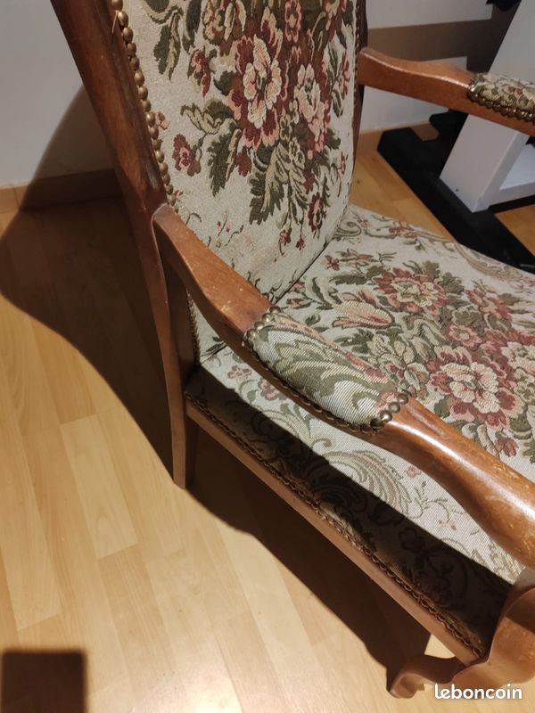 Fauteuil Voltaire ancien (image 3)