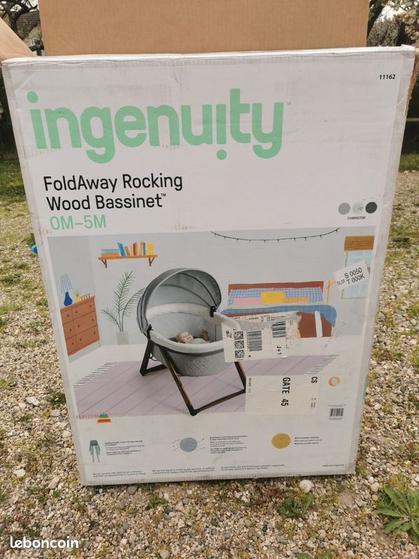 Berceau Cododo Lit Bébé en Bois Carrington Ingenuity Complet (image 1)