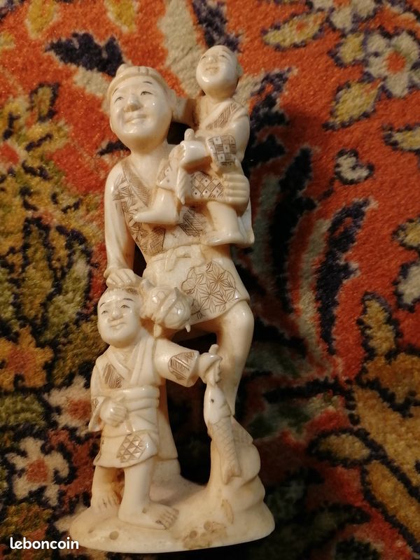 Figurine Vintage MPG FT028 - Statue Art Déco Asie, Collection N5245