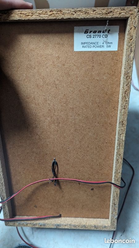 Enceinte Brandt (image 2)