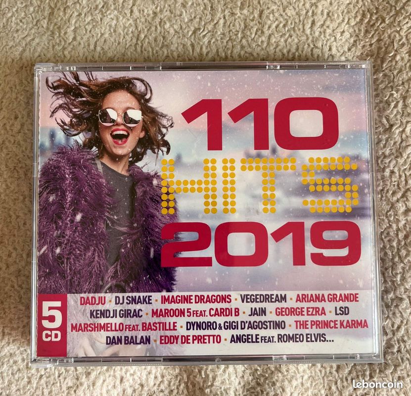 Coffret 5 CD - 110 Hits 2019 (image 1)