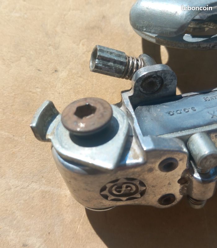 Dérailleur Arrière Simplex LJGT GT - POUR PEUGEOT - Cage Longue - Années 70 - France