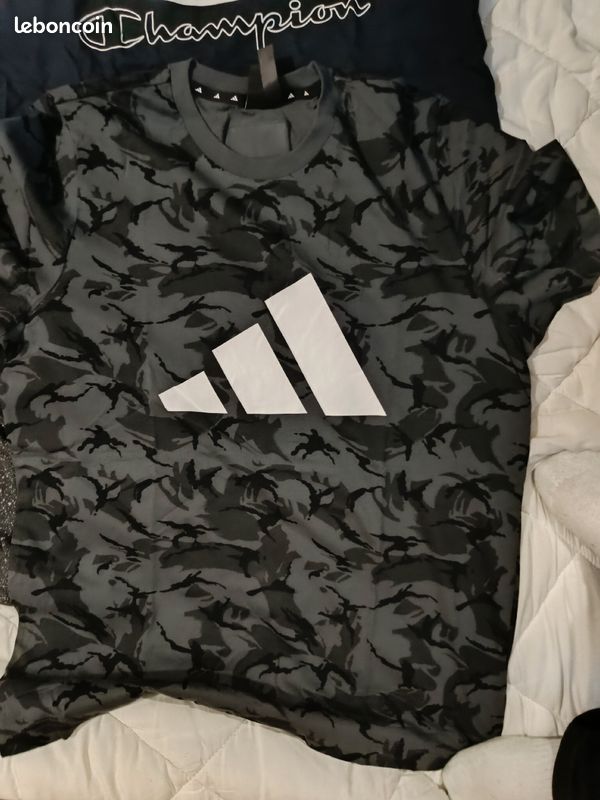 Lot de 5 T-shirts (Adidas, Brooksfield, John John et Champion) (image 2)