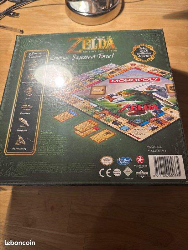 Monopoly Zelda Édition Limitée - Version Française 1ère Édition - Boîte Carrée