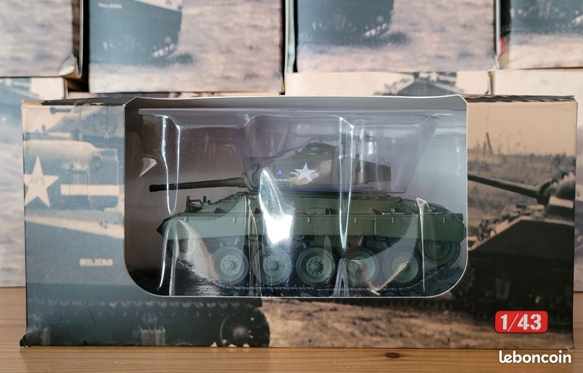 Mini Char M24 Chaffee 1/43 – IXO Altaya – 2nd Cavalry 1945 – Collection
