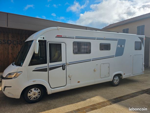 Miniature Camping-car Pilote G740 Aventura 2011 - IXO 1/43 - Comme Neuf Avec Boîte