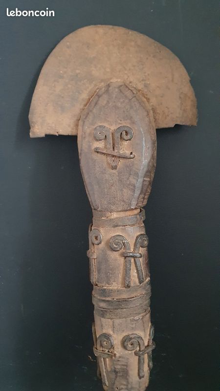 Statue art africain_peuple Objet de culte Ofo du peuple Ibo du Nigéria (image 2)