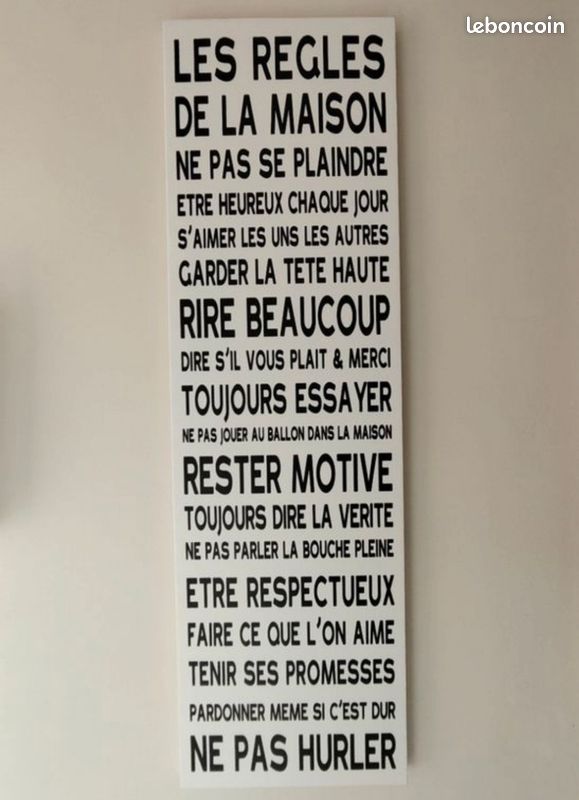 Film Tableau Decoration Murale Avec Citation Français - Bonne ou Film Tableau Decoration Murale Avec Citation Français - Bonne ou