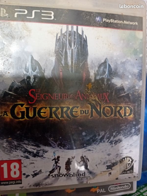 Jeu PS3 Le Seigneur Des Anneaux : La Guerre Du Nord - Très Bon état, Complet