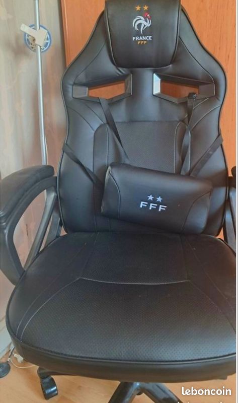 Fauteuil gamine konix équipe de France FFF 2 🌟 (image 3)