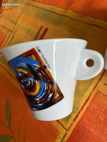 Pessimiste rotatif coq tasses à café folliet Faisabilité colère Stevenson