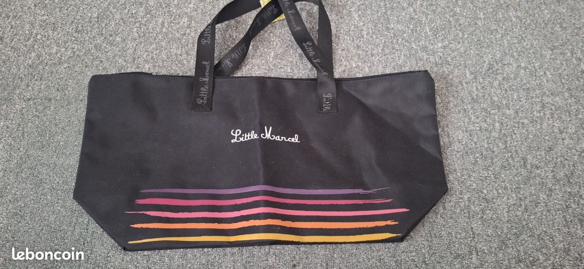 Sac Week-end Little Marcel – Grand Format Bleu, Polyester (neuf Avec étiquettes)