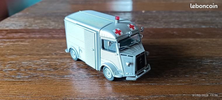 Miniature CITROËN TUBE H (Fourgonnette) - Échelle 1:43 - Marque ATLAS - Neuf