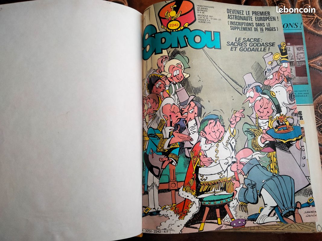 Reliure Album Spirou n° 161 de 1981 bte 20 (image 5)