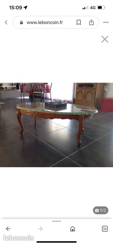 Table basse bois (image 2)