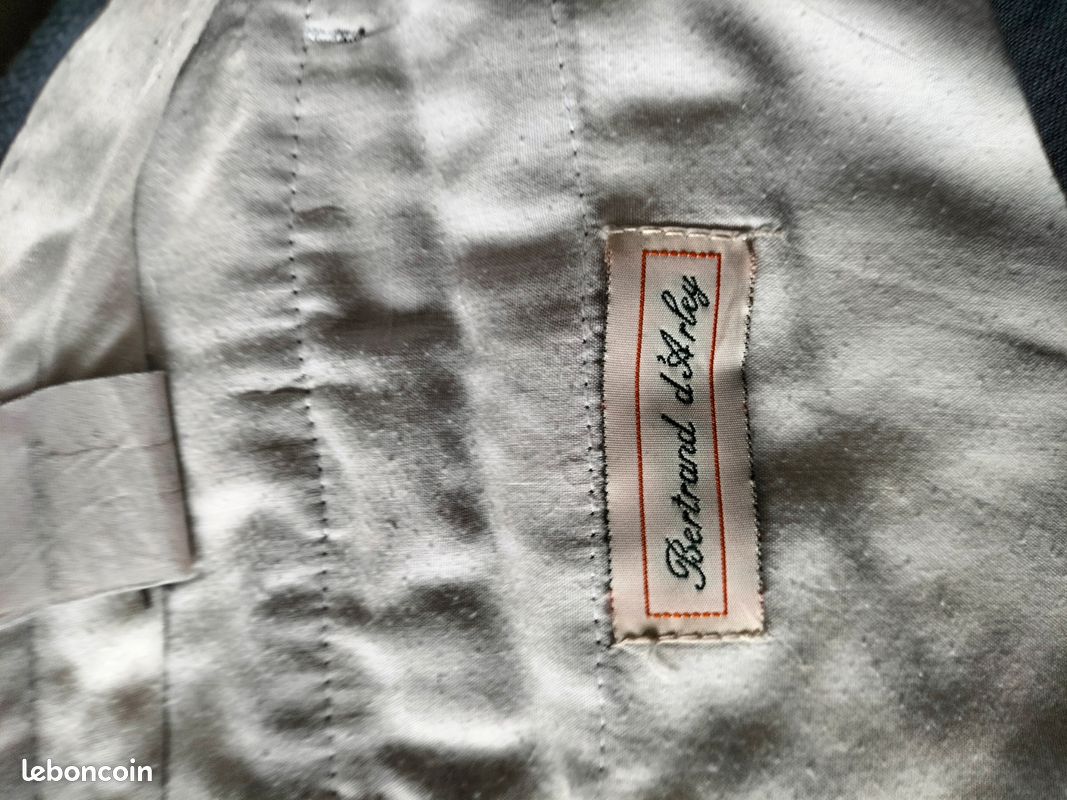 Pantalon D'hiver Homme Gris BERTRAND D'ARLEY - Taille 46 (XL) - En Laine Et Polyester - Fermeture Zip