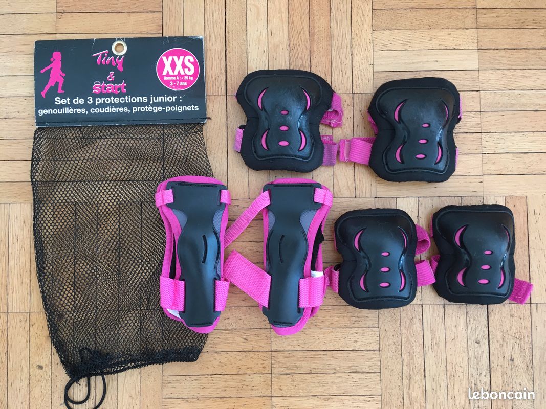 Protections genoux, coudes, poignets enfant 3-7ans (Trottinette, skateboard, Roller, Vélo etc) (image 1)