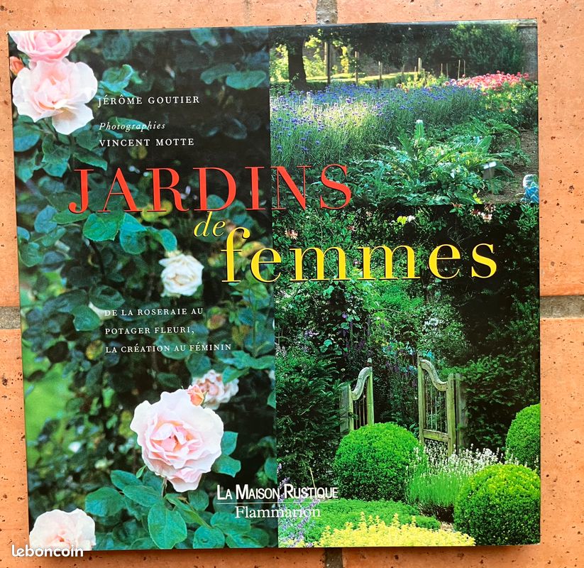 Jardins de femmes – Jérôme Goutier – Beau livre relié avec jaquette – Comme neuf (image 1)