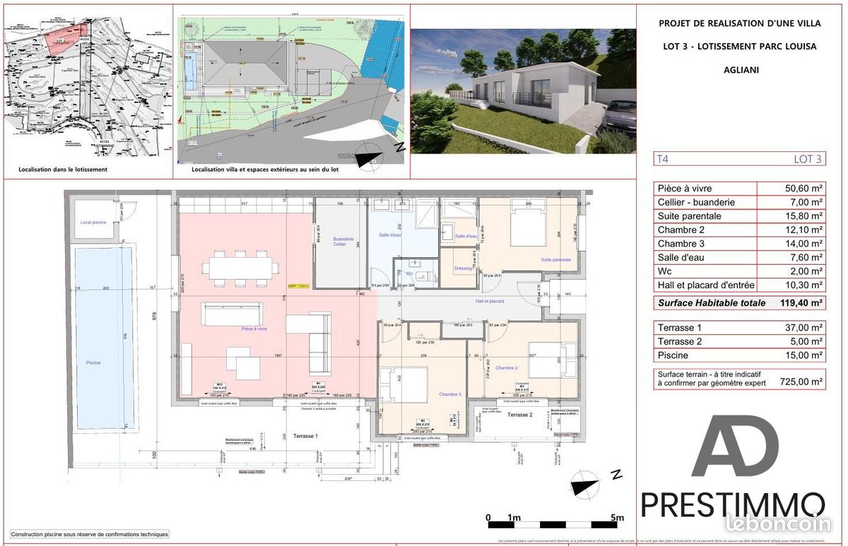 Maison 4 pièces 120 m² · à Bastia · 120 m² · 650 000 €