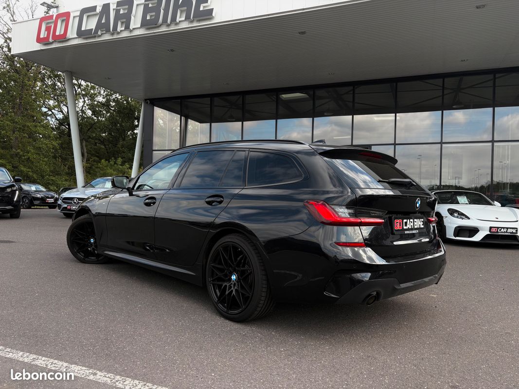 BMW Série 3 Touring M Sport 320d 190CH Full Black Toit ouvrant Feux laser Apple Carplay Caméra 19P Garantie 6 ans suivi complet BMW 479/mois (image 3)