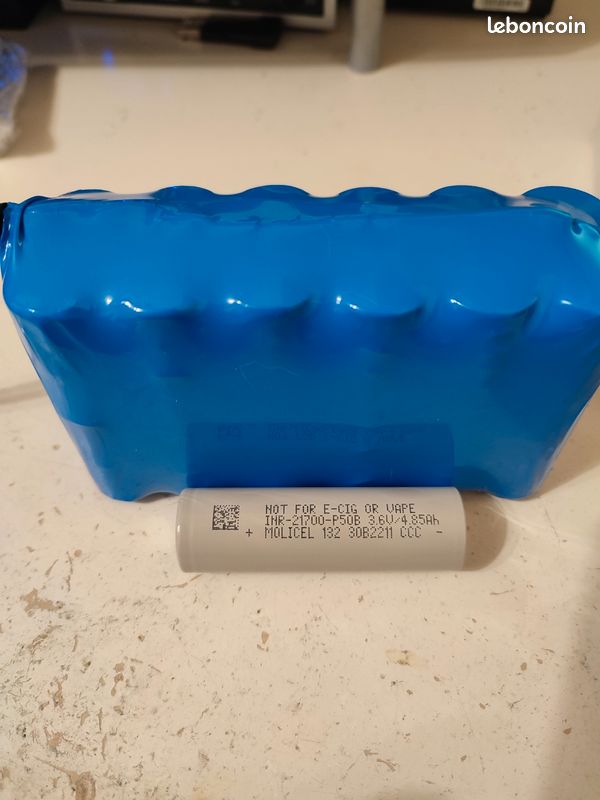 Batterie Molicel 22 V- 6s2p  10000 mAh, 100A - Modlisme