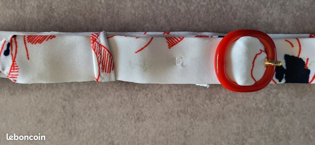 Ceinture " vintage" - Très bon état - 87 cm (image 4)