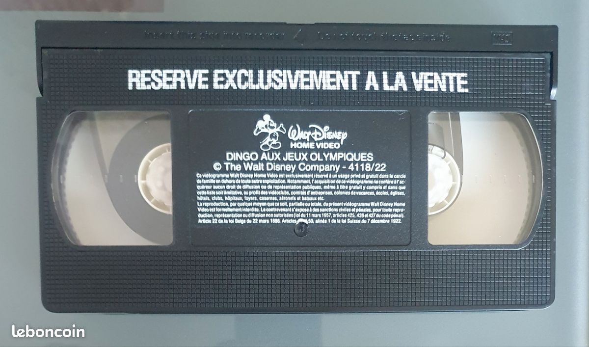 Divers Cassettes VHS Disney, Vintage, À l'unité au Choix (image 13)