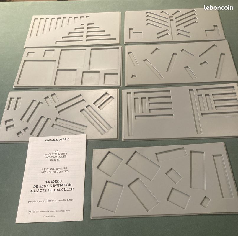 LOT LES REGLETTES EN COULEURS / JEUX ET ACTIVITES MATHEMATIQUES de 3 à 8 ans (image 3)
