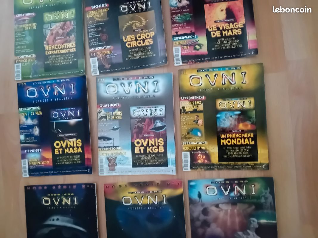 Lot 15 magazines ( dossiers ovni) du n 1 au n 12 (image 9)