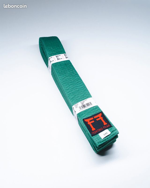 Ceinture verte de Judo approuvée IJF Taille 240 Sport Plein air