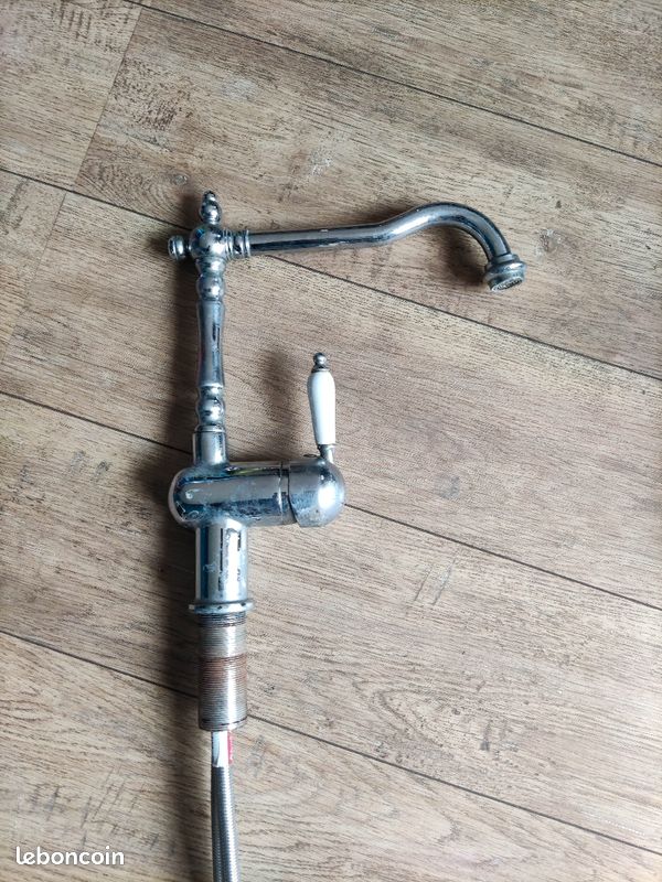 Robinet mitigeur Chromé Cuisine Leroy Merlin (image 1)