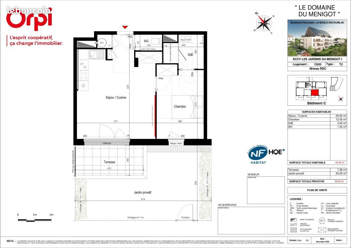 Appartement 2 pièces 44 m² · à La Baule-Escoublac · 44 m² · 230 500 €